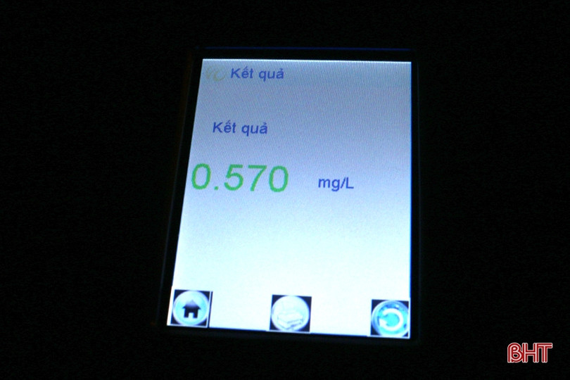 Công an Lộc Hà xử phạt 5 lái xe vi phạm nồng độ cồn