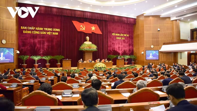 Khai mạc trọng thể Hội nghị Trung ương 15