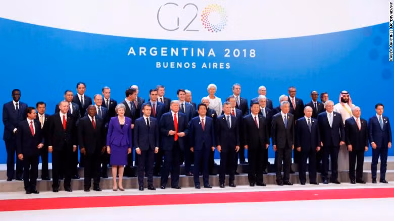 Đằng sau bức ảnh chụp chung của các lãnh đạo G20