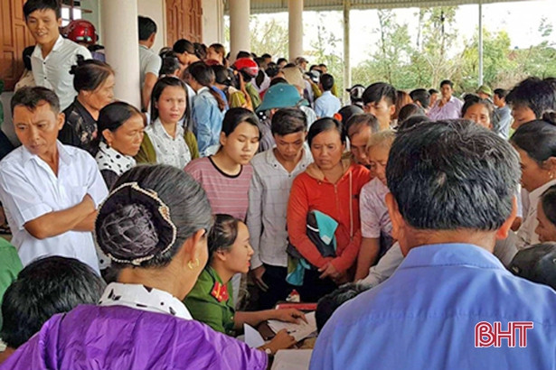 Cấp giấy CMND tại nhà cho 200 người dân thị xã Kỳ Anh