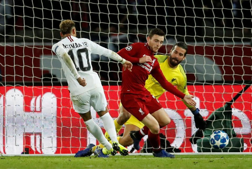 Thua PSG, Liverpool nguy cơ bị loại từ vòng bảng cúp châu Âu