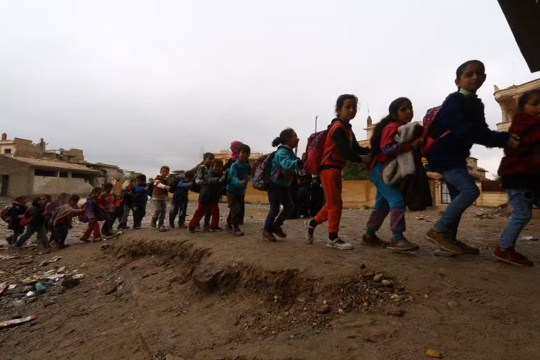 Thoát khỏi phiến quân IS, nhiều trường học ở Raqqa vẫn giữa đống đổ nát