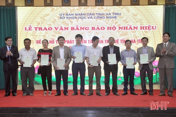 Quyền sở hữu trí tuệ giúp tăng 20% giá trị sản phẩm Hà Tĩnh