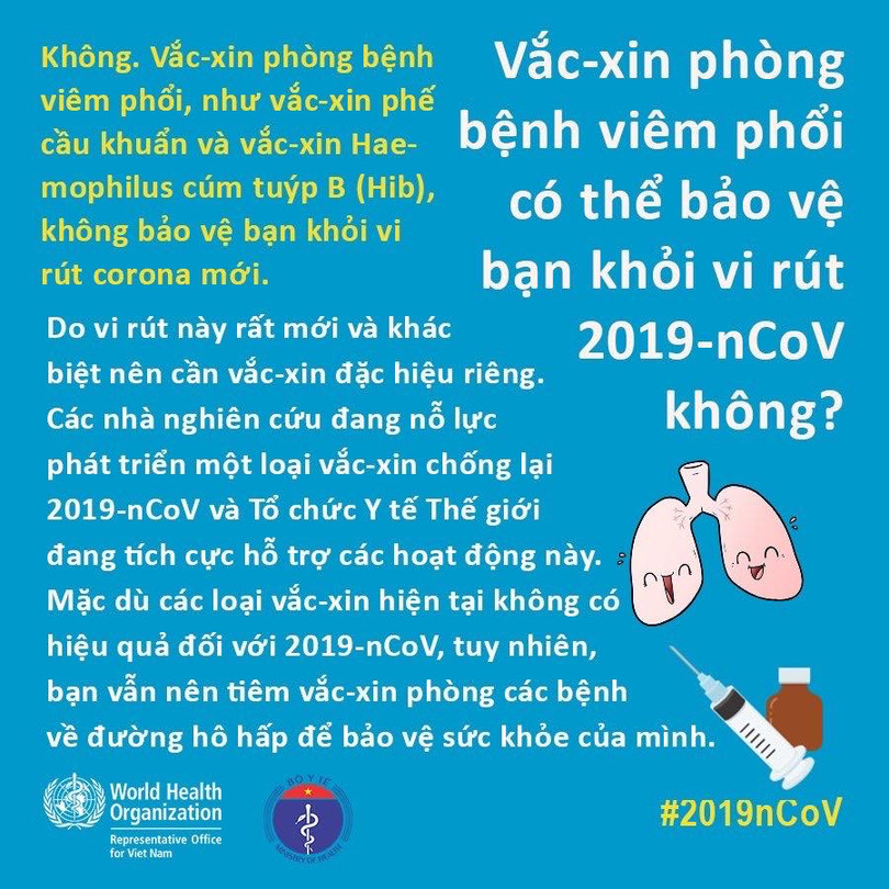 Bộ Y tế giải đáp thắc mắc về nCoV bằng hình ảnh