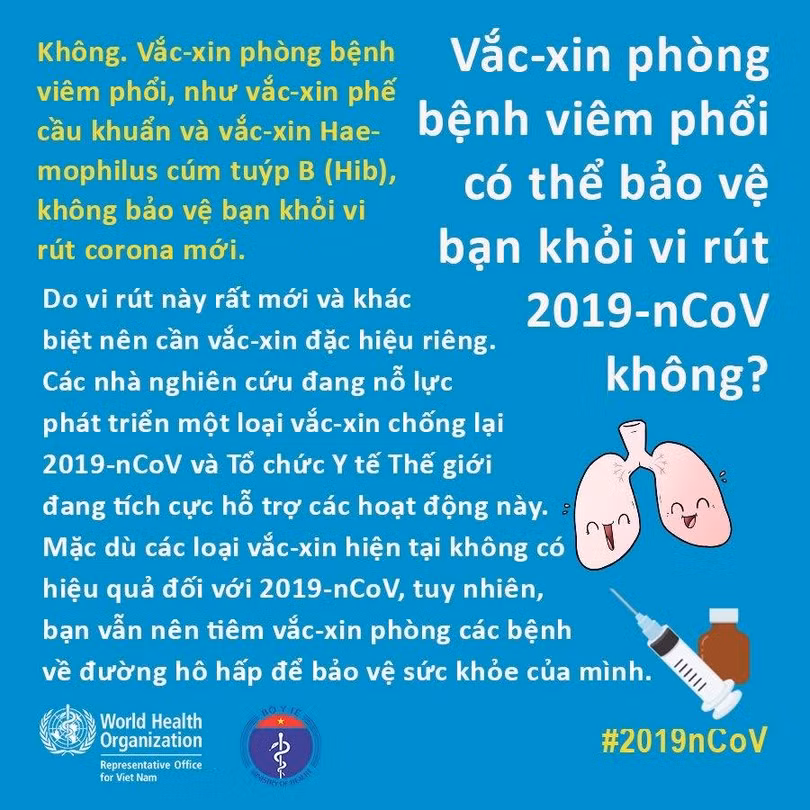 Bộ Y tế giải đáp thắc mắc về nCoV bằng hình ảnh