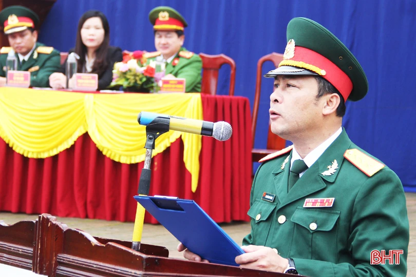 Chủ tịch UBND tỉnh tin tưởng tân binh Hà Tĩnh rèn luyện, phấn đấu, xứng đáng với truyền thống quê hương