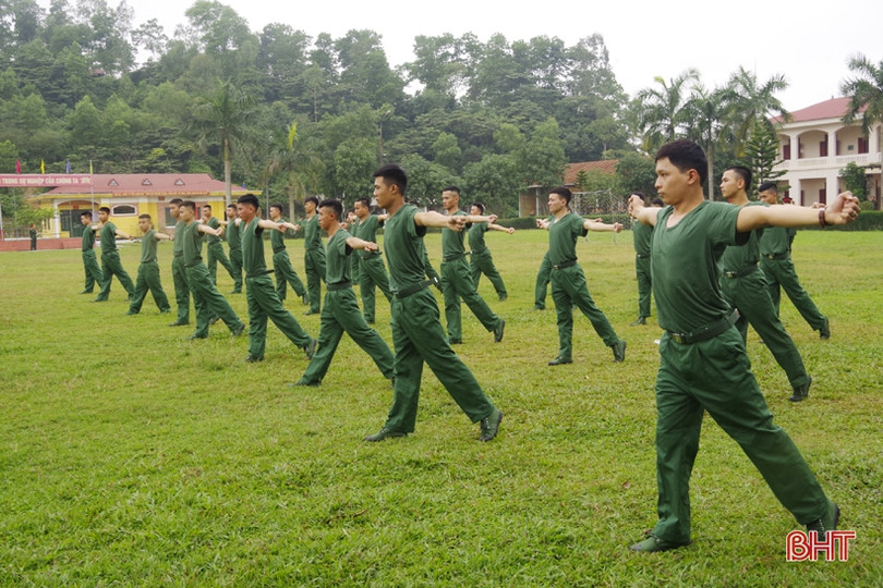 Tân binh Hà Tĩnh những ngày đầu quân ngũ