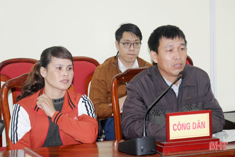 Lãnh đạo Hà Tĩnh giải đáp nhiều kiến nghị về đất đai trong phiên tiếp công dân tháng 2 ảnh 5 Lãnh đạo Hà Tĩnh giải đáp nhiều kiến nghị về đất đai trong phiên tiếp công dân tháng 2