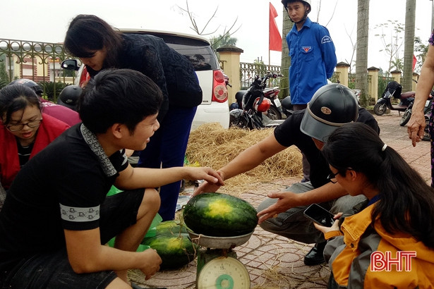 Giải cứu 2 tấn dưa gây “Quỹ Tình thương”