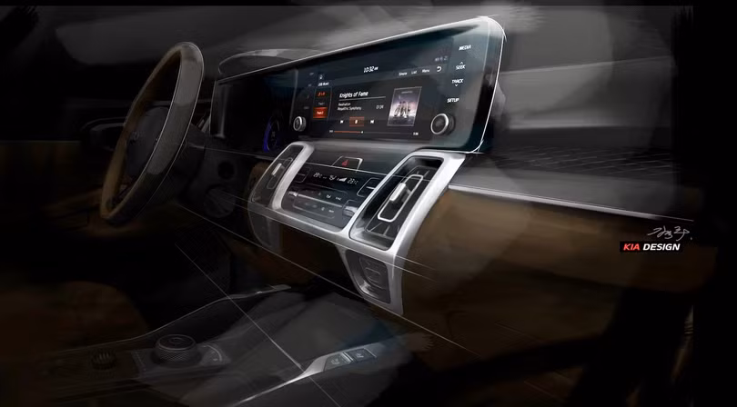 Nội thất sang trọng và tiện nghi của Kia Sorento 2021