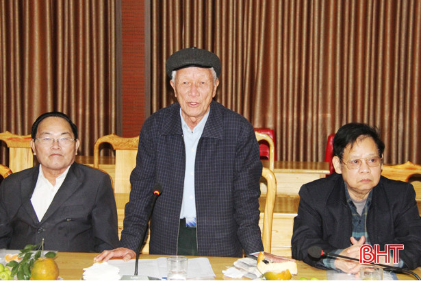 Vũ Quang mong muốn cán bộ lão thành “hiến kế” để phát triển kinh tế - xã hội