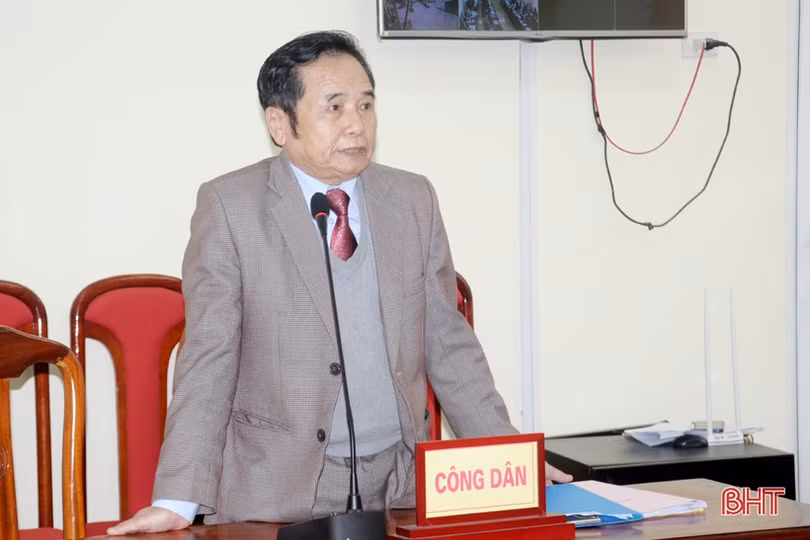 Lãnh đạo Hà Tĩnh giải đáp nhiều kiến nghị về đất đai trong phiên tiếp công dân tháng 2