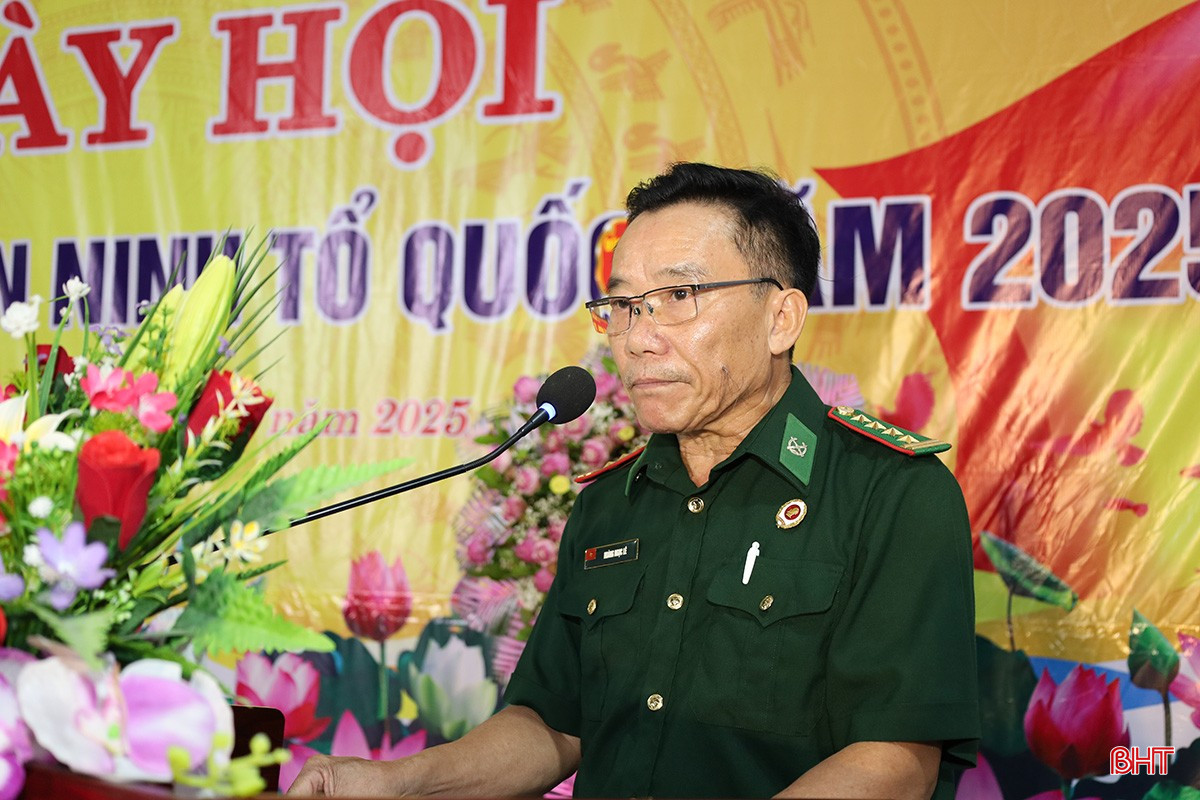 Cựu chiến binh Hoàng Ngọc Lê phát biểu ý kiến tại ngày hội. bqbht_br_anh-8.jpg