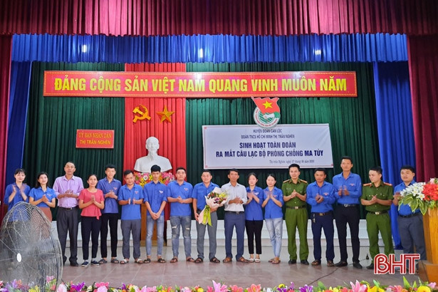 Tuổi trẻ Can Lộc ra mắt CLB “Thanh niên phòng chống ma túy”