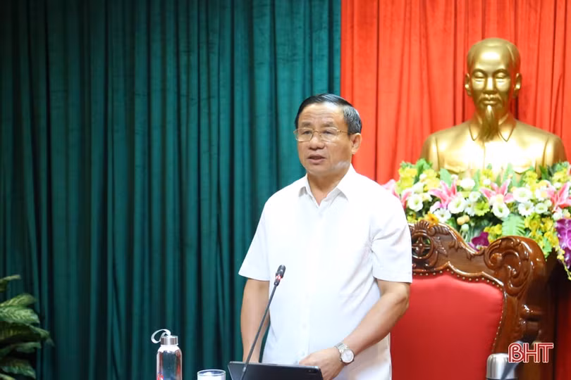 Bí thư Tỉnh ủy: Đánh giá kết quả kinh tế tập thể cần gắn với sự phát triển chung của Hà Tĩnh