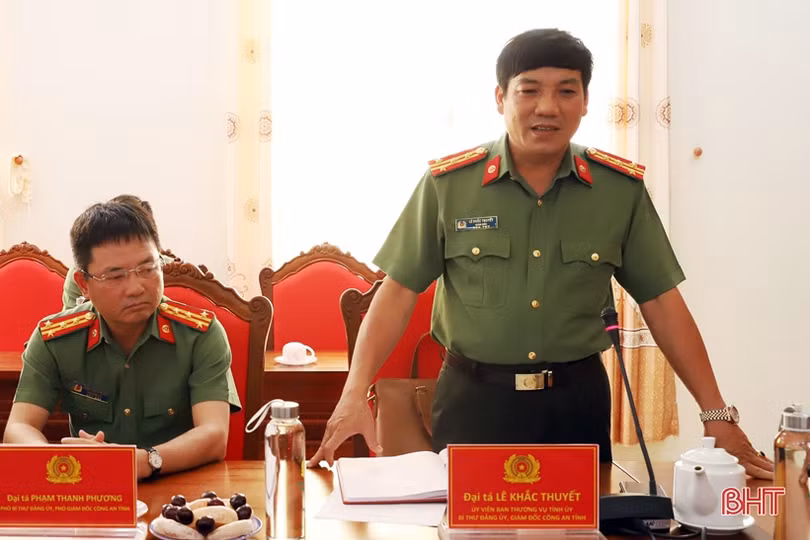 Thiếu tướng Lê Tấn Tới: Nắm chắc tình hình, không để bị động, bất ngờ về ANTT ở Hà Tĩnh