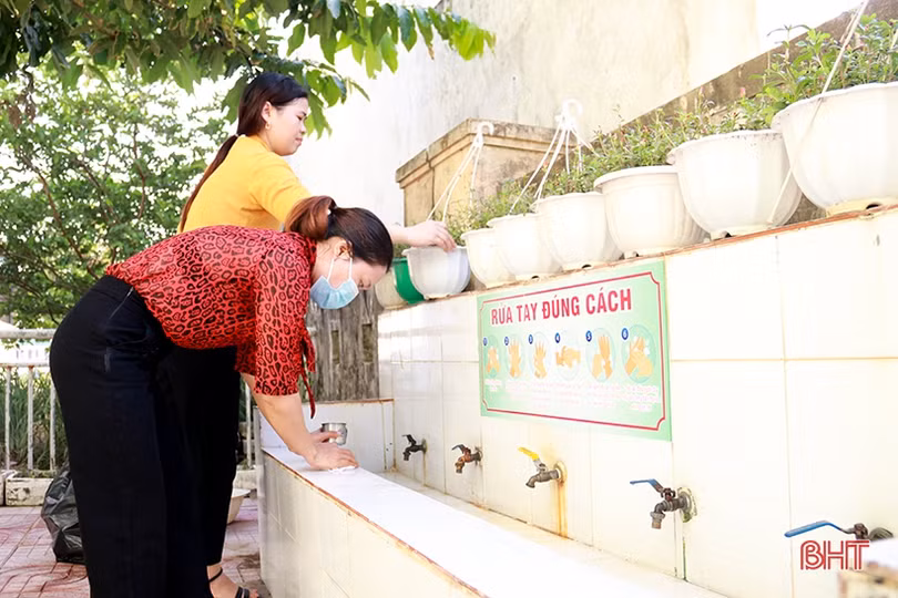 Trường lớp khang trang, sạch đẹp đón học sinh Hà Tĩnh tựu trường