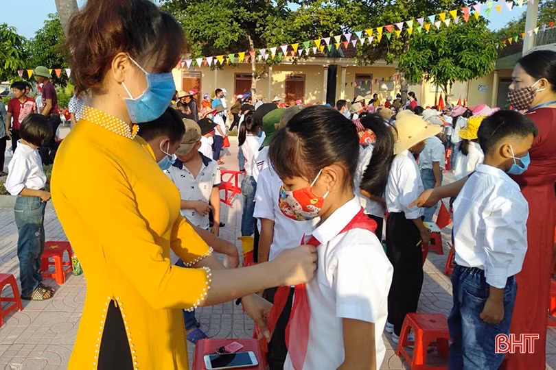 Sáng nay, 668 trường học ở Hà Tĩnh khai giảng năm học mới