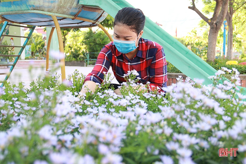 Trường lớp khang trang, sạch đẹp đón học sinh Hà Tĩnh tựu trường ảnh 11 Trường lớp khang trang, sạch đẹp đón học sinh Hà Tĩnh tựu trường