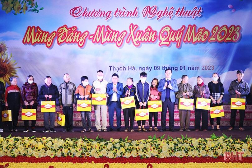 Đặc sắc chương trình nghệ thuật mừng Đảng - mừng xuân tại Thạch Hà