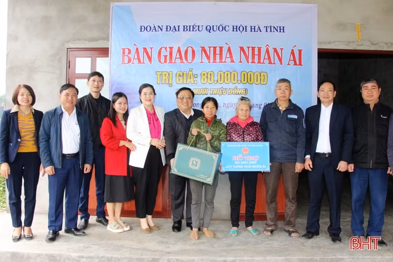 Đoàn ĐBQH tỉnh Hà Tĩnh kêu gọi hỗ trợ làm nhà cho hộ nghèo ở Hương Khê