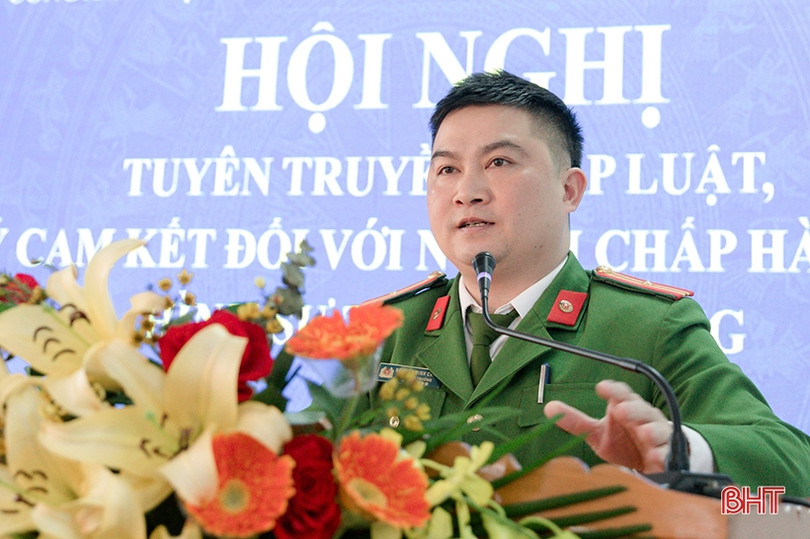 107 người chấp hành án hình sự tại cộng đồng ký cam kết không vi phạm pháp luật