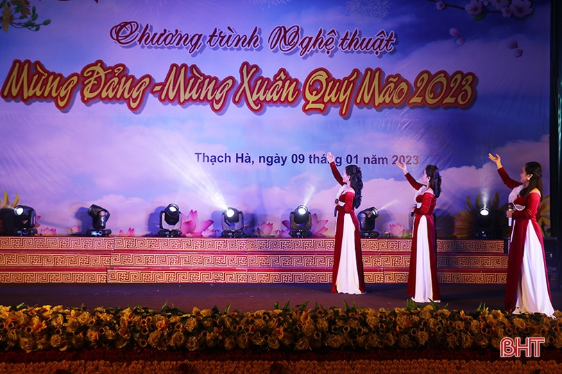 Đặc sắc chương trình nghệ thuật mừng Đảng - mừng xuân tại Thạch Hà