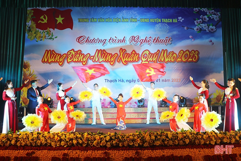 Đặc sắc chương trình nghệ thuật mừng Đảng - mừng xuân tại Thạch Hà