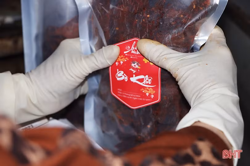 Thực phẩm handmade ở Hà Tĩnh đắt hàng dịp tết