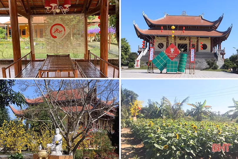 Các chùa ở Hà Tĩnh trang hoàng đón tết Quý Mão 2023