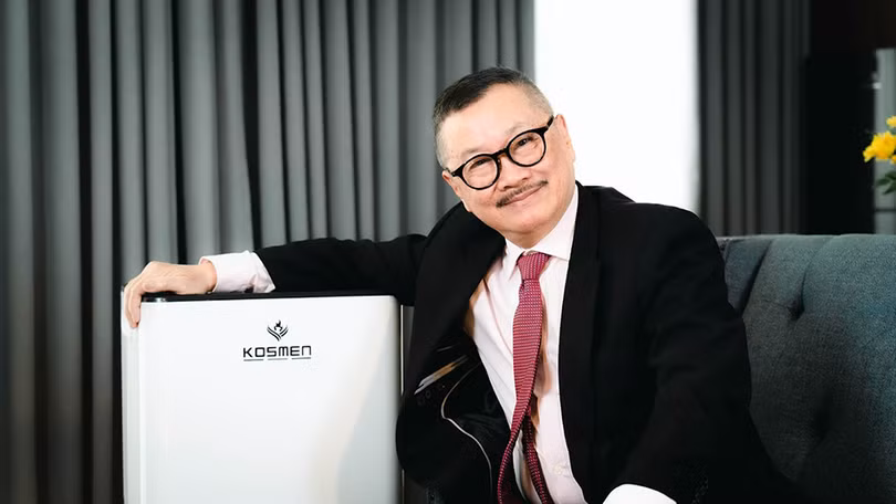 NSƯT Trần Đức chia sẻ bí quyết sống khoẻ nhờ máy hút ẩm Kosmen