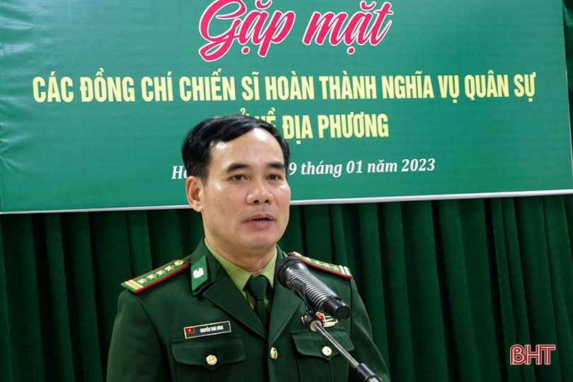 Gặp mặt quân nhân hoàn thành nghĩa vụ quân sự trở về địa phương