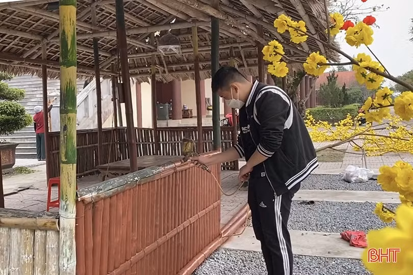 Các chùa ở Hà Tĩnh trang hoàng đón tết Quý Mão 2023