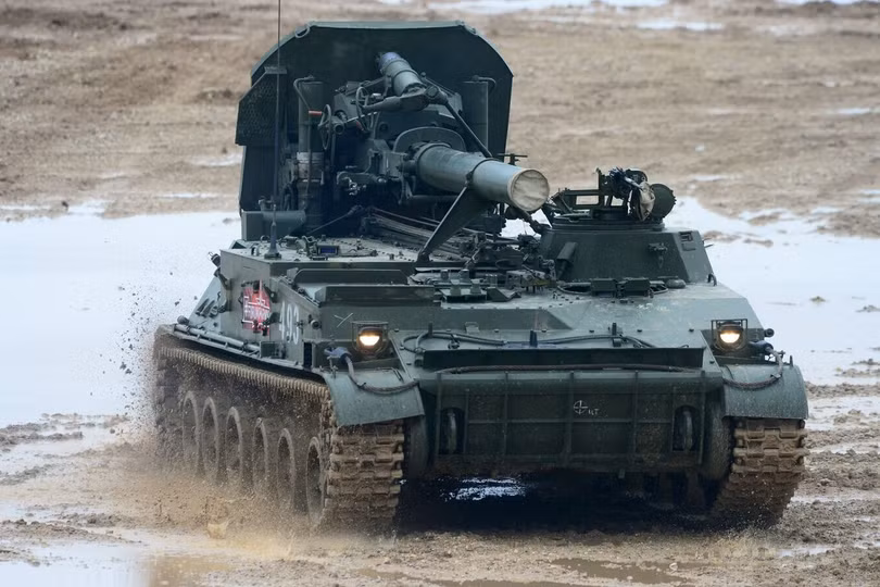 Uy lực của siêu súng cối 2S4 Tyulpan mạnh nhất thế giới mà Nga sở hữu