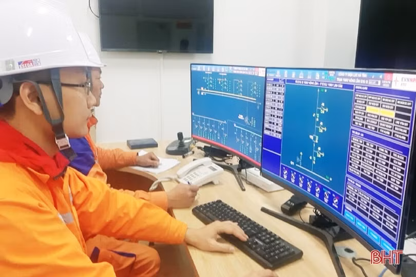 Đưa vào khai thác Trạm Biến áp 110 kV Hồng Lĩnh