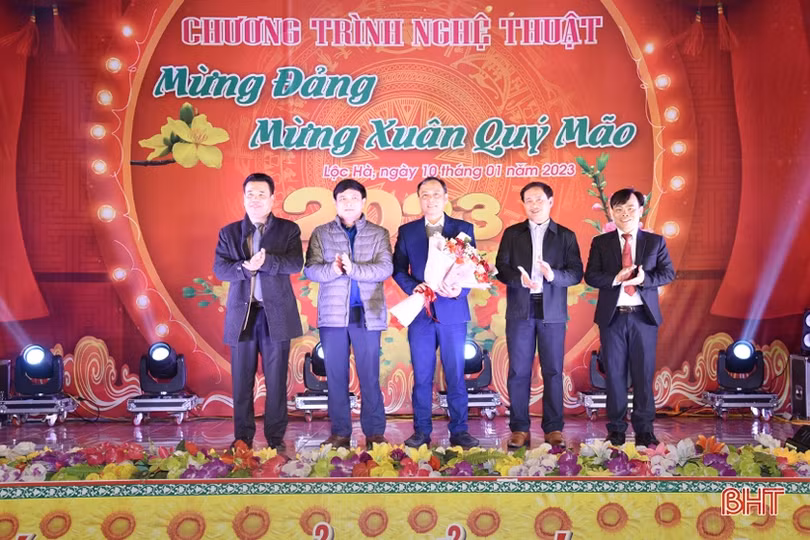 Ấn tượng chương trình nghệ thuật mừng Đảng - mừng xuân ở Lộc Hà