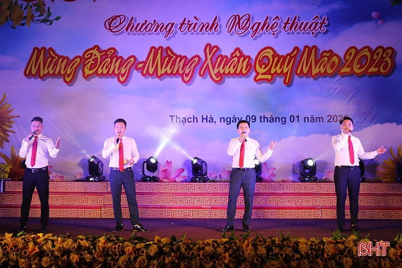 Đặc sắc chương trình nghệ thuật mừng Đảng - mừng xuân tại Thạch Hà
