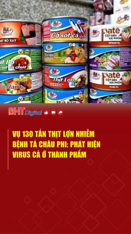 Vụ 130 tấn thịt lợn nhiễm bệnh tả châu Phi: Phát hiện virus cả ở thành phẩm