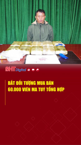 Bắt đối tượng mua bán 60.000 viên ma túy tổng hợp