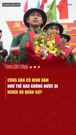 Công dân có hình xăm như thế nào không được đi nghĩa vụ quân sự?
