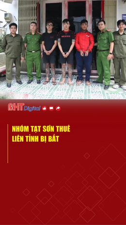 Nhóm tạt sơn thuê liên tỉnh bị bắt