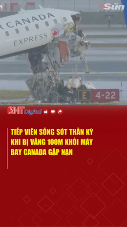Tiếp viên sống sót thần kỳ khi bị văng 100m khỏi máy bay Canada gặp nạn