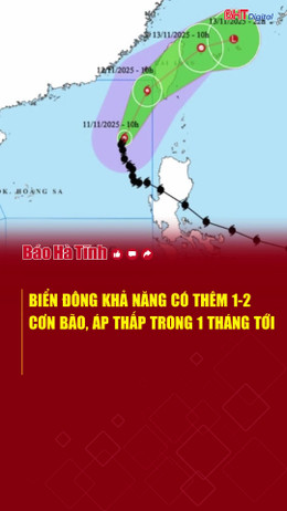 Biển Đông khả năng có thêm 1-2 cơn bão, áp thấp trong tháng tới