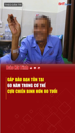 Gắp đầu đạn tồn tại 60 năm trong cơ thể cựu chiến binh hơn 80 tuổi