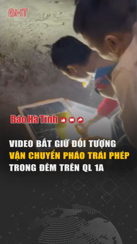 Bắt giữ đối tượng vận chuyển pháo trái phép trong đêm trên tuyến Quốc lộ 1A