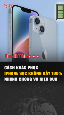 Cách khắc phục iPhone sạc không đầy 100% nhanh chóng và hiệu quả