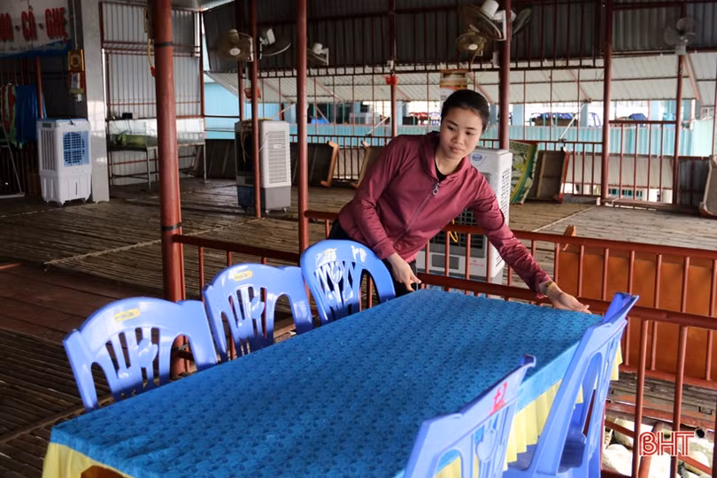 Mực nhảy Vũng Áng hút khách từ đầu hè