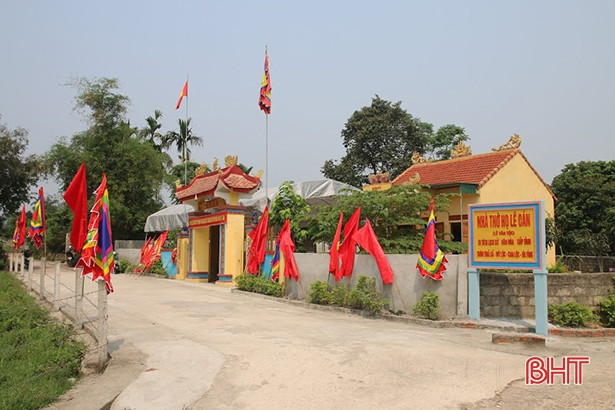 Nhà thờ Lê Cán được công nhận là di tích lịch sử - văn hóa cấp tỉnh