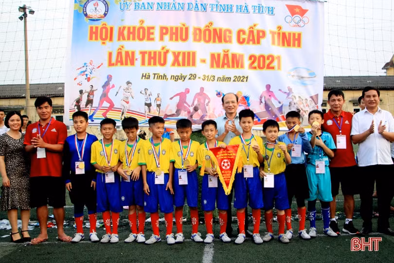 Hội khỏe Phù Đổng Hà Tĩnh hoàn thành các nội dung thi đấu, trao 282 huy chương