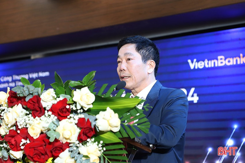 Ông Trần Ngọc Lam - Chủ tịch HĐQT Công ty CP Tập đoàn Phú Tài Đức: Nhiều năm qua, VietinBank Hà Tĩnh đã luôn đồng hành, tạo điều kiện cho vay vốn, triển khai nhiều giải pháp hỗ trợ để doanh nghiệp có được sự phát triển như ngày hôm nay. bqbht_br_1.jpg